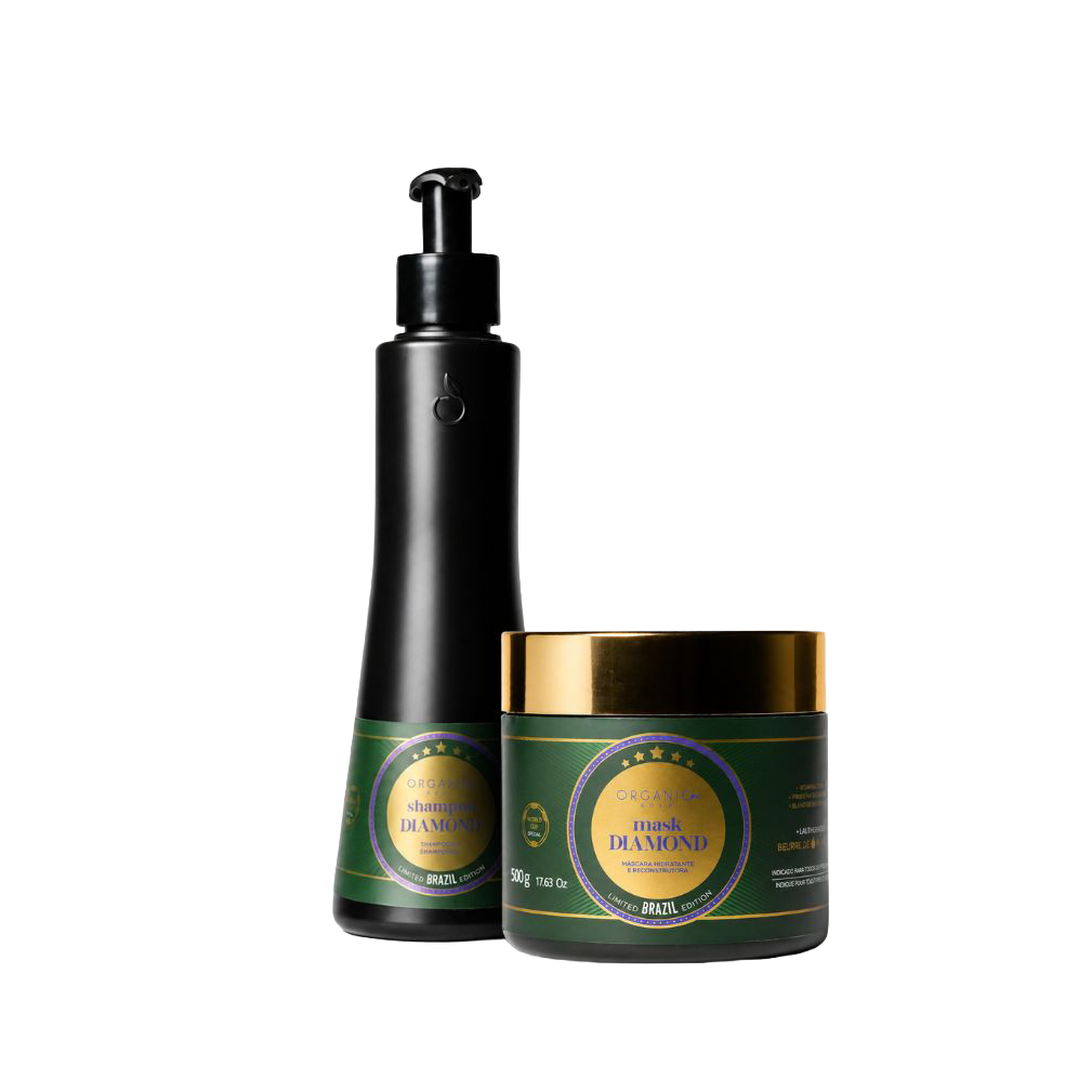 Kit Diamond Edição Especial Copa do Mundo + Camisa Exclusiva Organic Gold