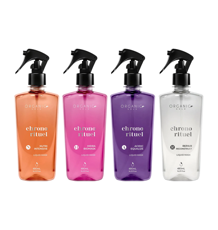 Kit Profissional – Ritual Chrono com 4 Produtos para Cuidado Capilar 480 ml