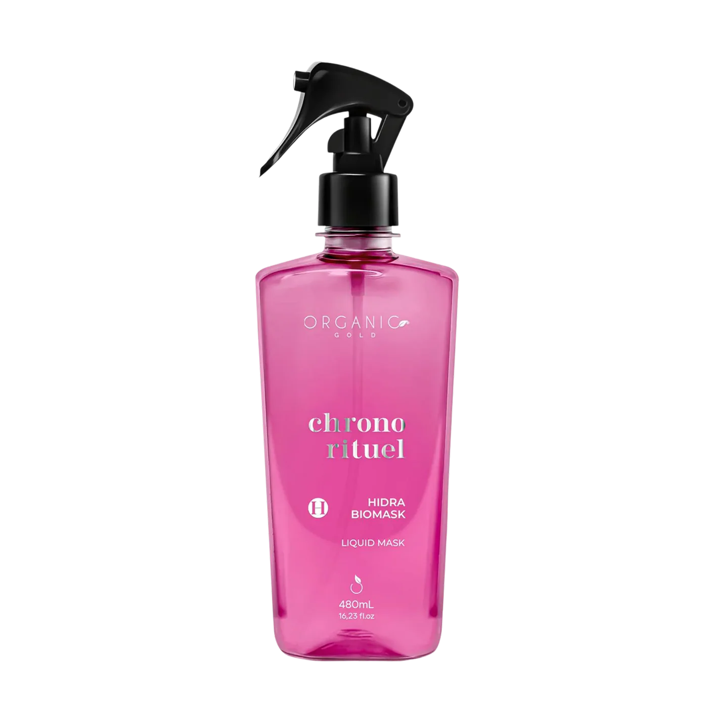 Hidra Biomask Chrono Rituel Organic Gold - Máscara Líquida Hidratação Profunda Cronograma Capilar 480ml