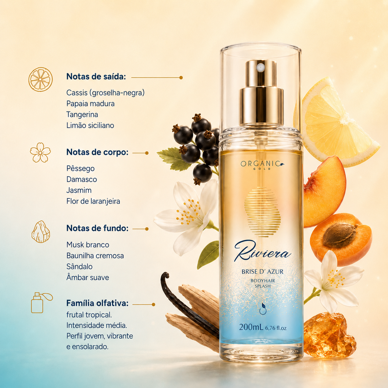 Riviera, Brise d'Azur - Kit Ritual Corpo, Rosto e Cabelo