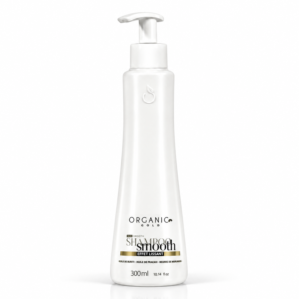 Shampoo Smooth Organic Gold - Limpeza Suave e Antifrizz de Longa Duração 300ml