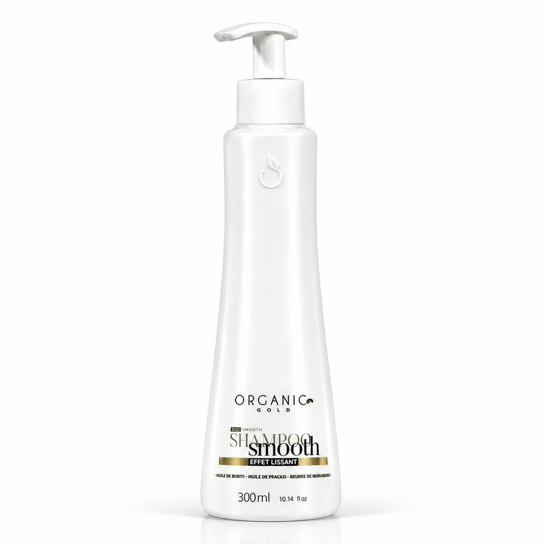 Shampoo Smooth Organic Gold - Limpeza Suave e Antifrizz de Longa Duração 300ml