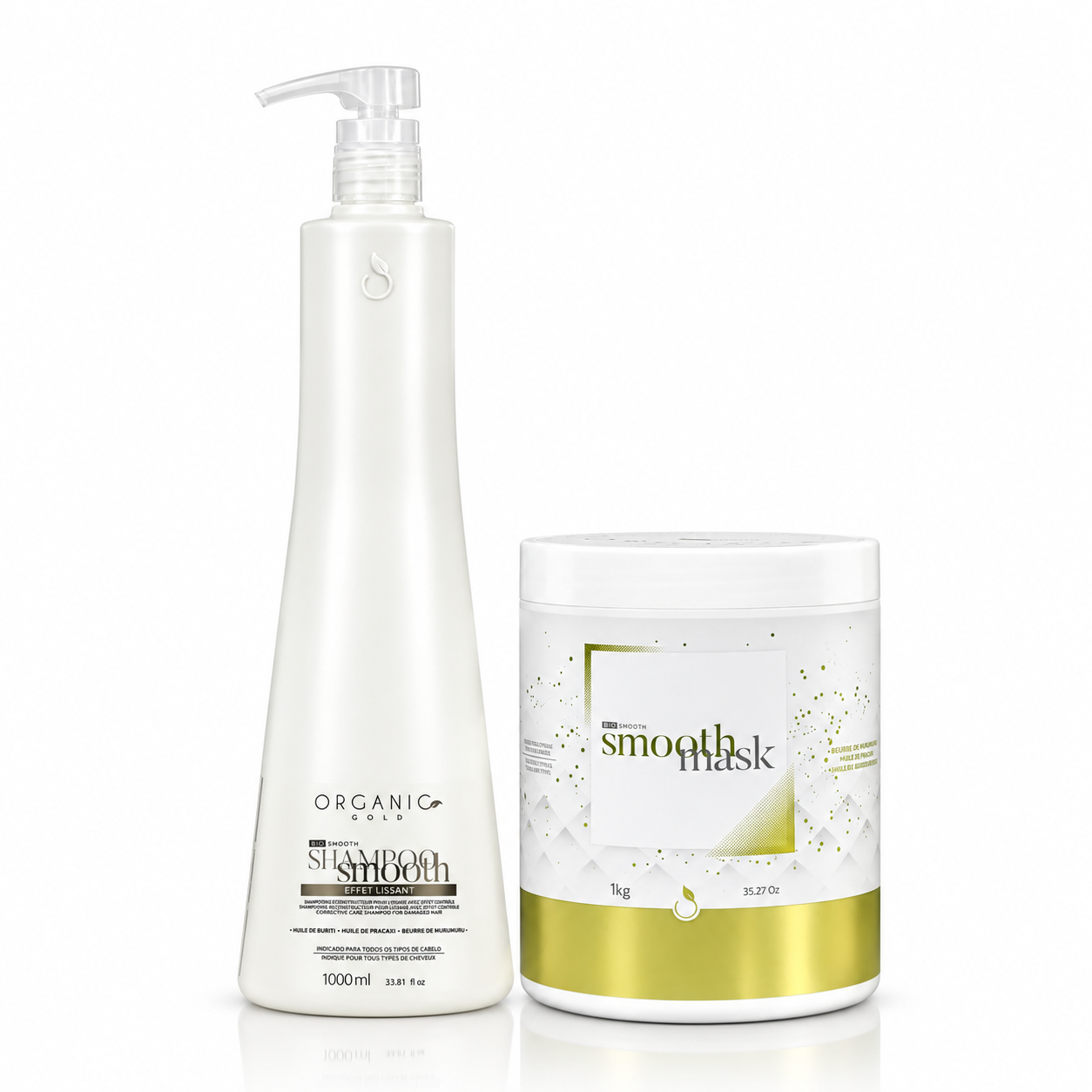 Kit Protocolo Anti-Frisottis Professional Smooth - Grand Format 1000ml + 1Kg