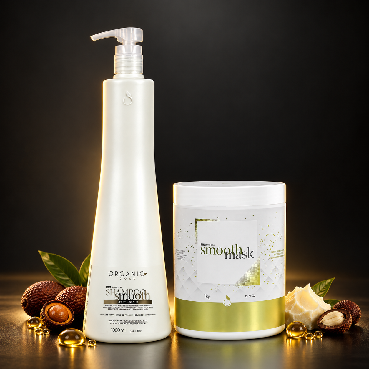 Kit Protocolo Anti-Frisottis Professional Smooth - Grand Format 1000ml + 1Kg